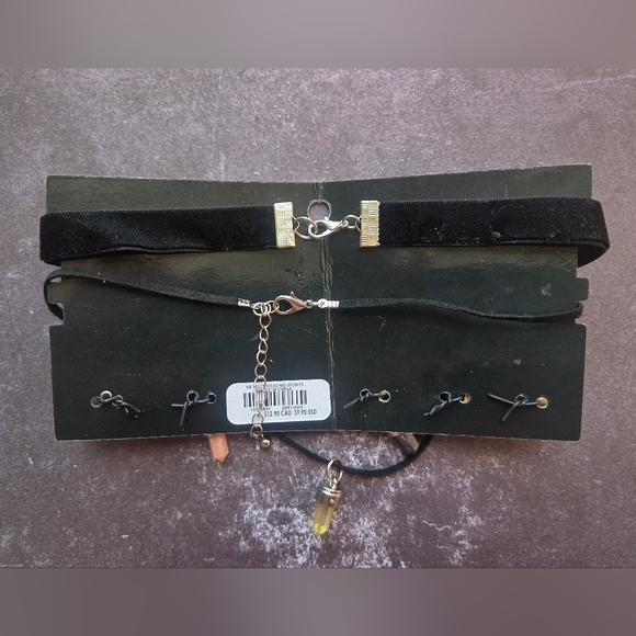 Vintage Hot Topic Deadstock Healing Stones Choker Set | Gothic - Picture 5 of 6